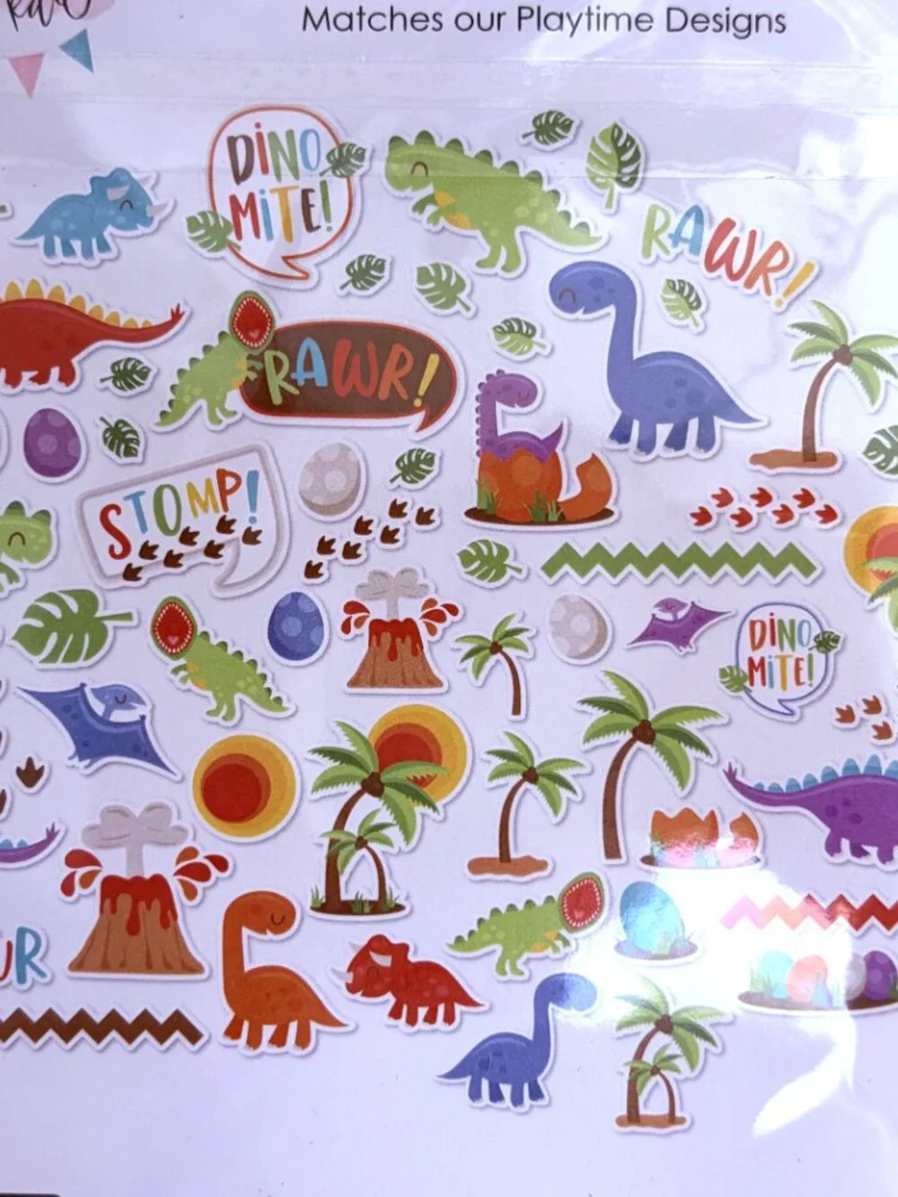 NWT 2-Pack Dinosaur Classroom Decor Die Cuts & Bulletin Board Shapes